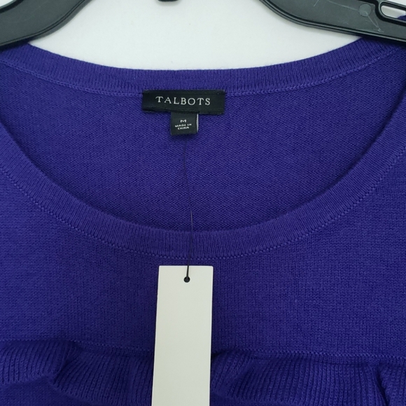 Talbot Purple Sweater With Ruffle Details - Picture 4 of 5